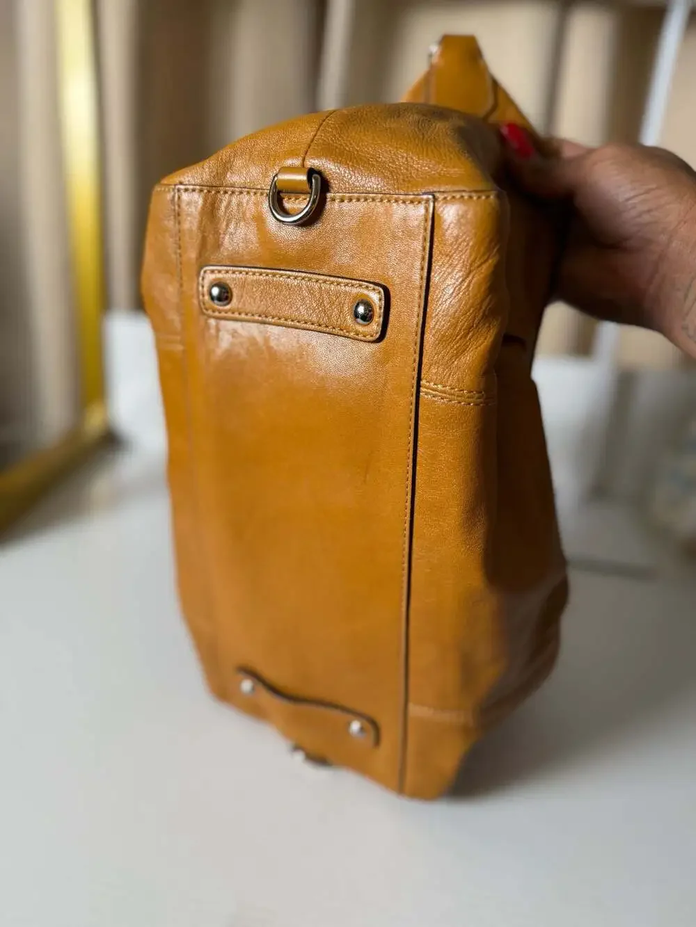 Coach Ashley Leather Satchel in Sunflower Yellow